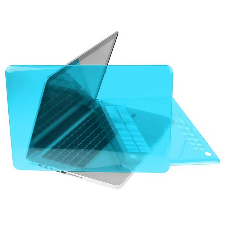 ENKAY for Macbook Pro 13.3 inch (US Version) / A1278 Hat-Prince 3 in 1 Crystal Hard Shell Plastic Protective Case with Keyboard Guard & Port Dust Plug(Blue) - MacBook Pro Cases by ENKAY | Online Shopping South Africa | PMC Jewellery | Buy Now Pay Later Mobicred