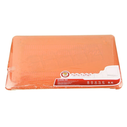 ENKAY for Macbook Pro 15.4 inch (US Version) / A1286 Hat-Prince 3 in 1 Crystal Hard Shell Plastic Protective Case with Keyboard Guard & Port Dust Plug(Orange) - MacBook Pro Cases by ENKAY | Online Shopping South Africa | PMC Jewellery | Buy Now Pay Later Mobicred