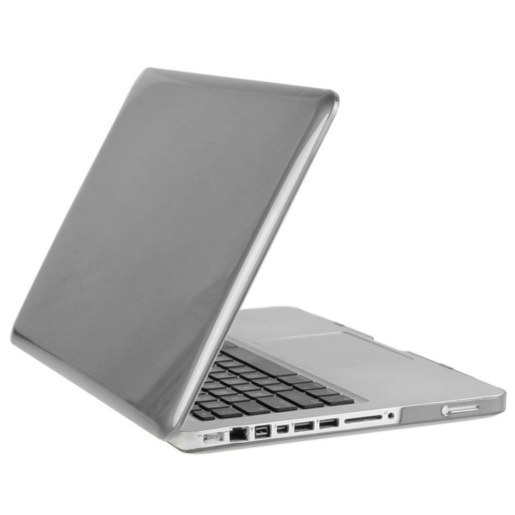 ENKAY for Macbook Pro 15.4 inch (US Version) / A1286 Hat-Prince 3 in 1 Crystal Hard Shell Plastic Protective Case with Keyboard Guard & Port Dust Plug(Grey) - MacBook Pro Cases by ENKAY | Online Shopping South Africa | PMC Jewellery | Buy Now Pay Later Mobicred