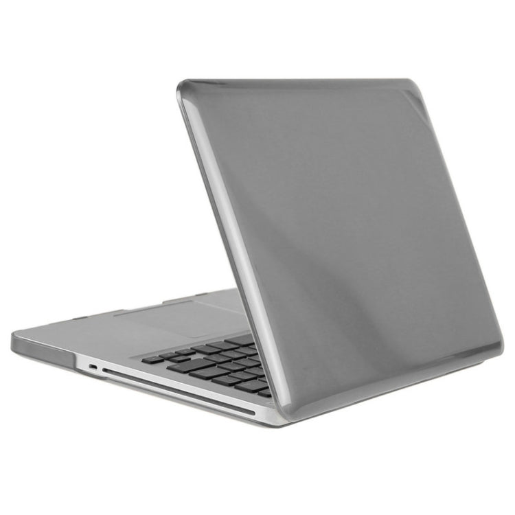 ENKAY for Macbook Pro 15.4 inch (US Version) / A1286 Hat-Prince 3 in 1 Crystal Hard Shell Plastic Protective Case with Keyboard Guard & Port Dust Plug(Grey) - MacBook Pro Cases by ENKAY | Online Shopping South Africa | PMC Jewellery | Buy Now Pay Later Mobicred