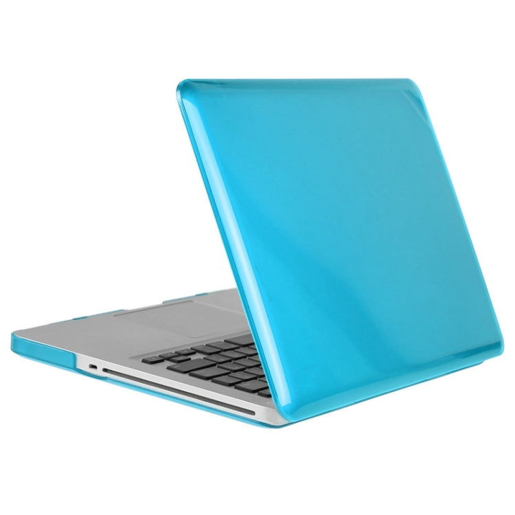 ENKAY for Macbook Pro 15.4 inch (US Version) / A1286 Hat-Prince 3 in 1 Crystal Hard Shell Plastic Protective Case with Keyboard Guard & Port Dust Plug(Blue) - MacBook Pro Cases by ENKAY | Online Shopping South Africa | PMC Jewellery | Buy Now Pay Later Mobicred