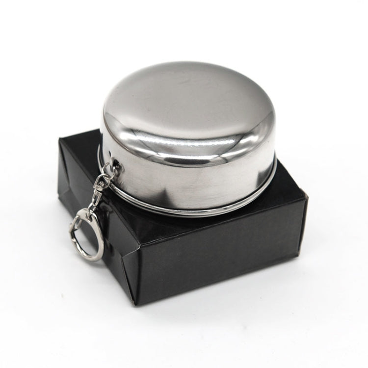 Stainless Steel Retractable Outdoor Cup  Size: 85 x 72 x 72 mm (Big) - Kettles by PMC TechLife | Online Shopping South Africa | PMC TechLife | Buy Now Pay Later Mobicred