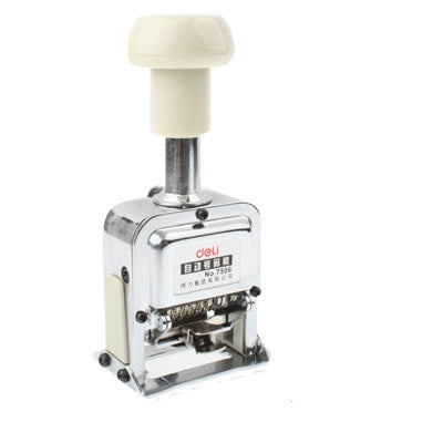 High Performance Metal Material Automatic Numbering Machine (6 Code)(Silver) - Price Labeller by PMC TechLife | Online Shopping South Africa | PMC TechLife | Buy Now Pay Later Mobicred