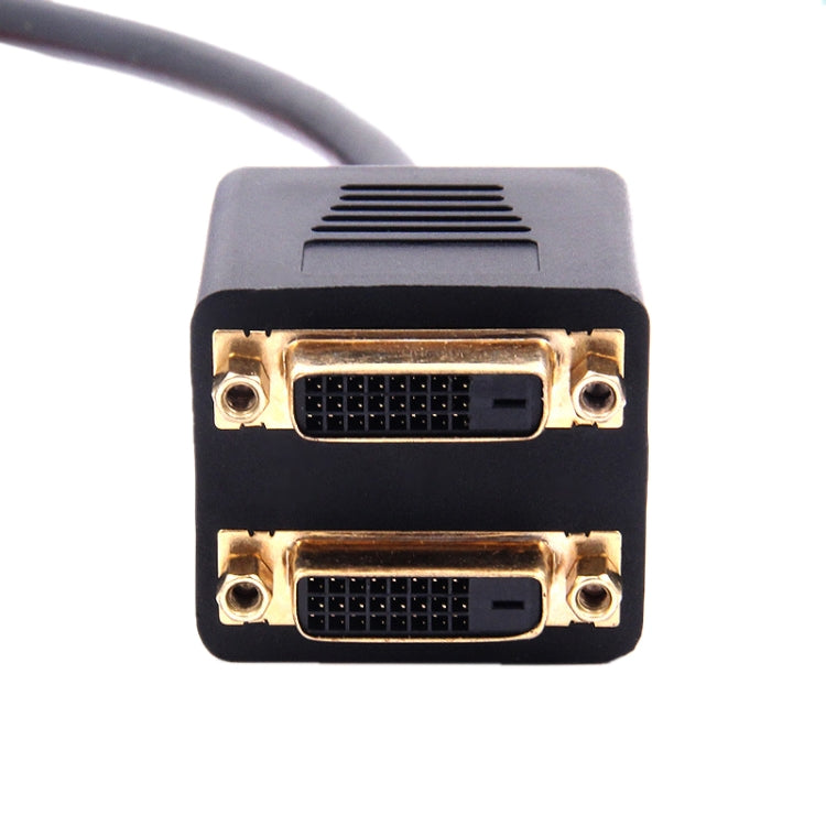 24+1 DVI Male to 2 DVI Female Cable Adapter, Length: 30cm -  by PMC Jewellery | Online Shopping South Africa | PMC Jewellery