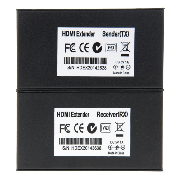 HDMI Extender over Single UTP CAT5e/6 Cable, Transmission Distance: 100m - Amplifier by PMC Jewellery | Online Shopping South Africa | PMC Jewellery | Buy Now Pay Later Mobicred