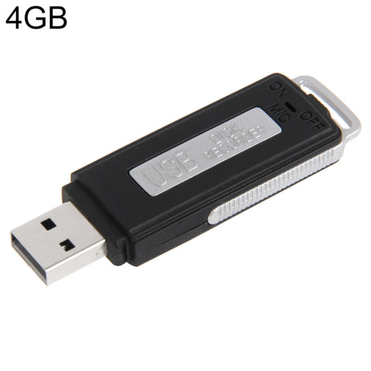 Mini Interview Recorder / USB Flash Drive , Built in 4GB Memory(Black) - U-Disk Recorder by PMC Jewellery | Online Shopping South Africa | PMC Jewellery | Buy Now Pay Later Mobicred