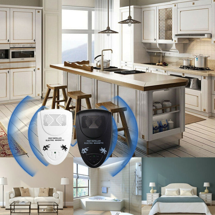 Ultrasonic Pest Repeller Electro Magnetic(Black) - Repellents by PMC TechLife | Online Shopping South Africa | PMC TechLife | Buy Now Pay Later Mobicred