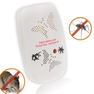 Ultrasonic Electronics Insecticide with Two Steps of Adjustable, White (EU Plug) - Repellents by PMC Jewellery | Online Shopping South Africa | PMC Jewellery | Buy Now Pay Later Mobicred