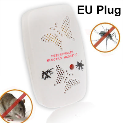 Ultrasonic Electronics Insecticide with Two Steps of Adjustable, White (EU Plug) - Repellents by PMC Jewellery | Online Shopping South Africa | PMC Jewellery | Buy Now Pay Later Mobicred