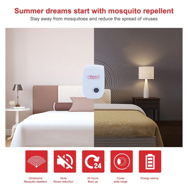 Ultrasonic Electronic Cockroach Mosquito Pest Reject Repeller, AU Plug - Repellents by PMC Jewellery | Online Shopping South Africa | PMC Jewellery | Buy Now Pay Later Mobicred