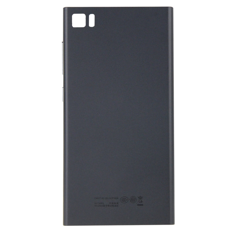 Battery Back Cover  for Xiaomi Mi 3, WCDMA - Back Cover by PMC TechLife | Online Shopping South Africa | PMC TechLife | Buy Now Pay Later Mobicred
