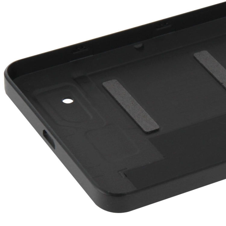 Frosted Surface Plastic Back Housing Cover for Microsoft Lumia 640(Black) - Back Cover by PMc TechLife | Online Shopping South Africa | PMc TechLife | Buy Now Pay Later Mobicred