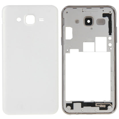 For Galaxy J5(2015) / J500 Full Housing Cover (Middle Frame Bezel + Battery Back Cover) (White) - Back Cover by PMC Jewellery | Online Shopping South Africa | PMC Jewellery | Buy Now Pay Later Mobicred