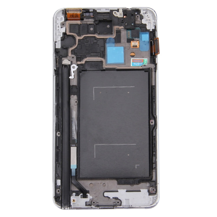 Original LCD Display + Touch Panel with Frame for Galaxy Note III / N900A / N900T(White) - free shipping - PMc TechLife - Order now!