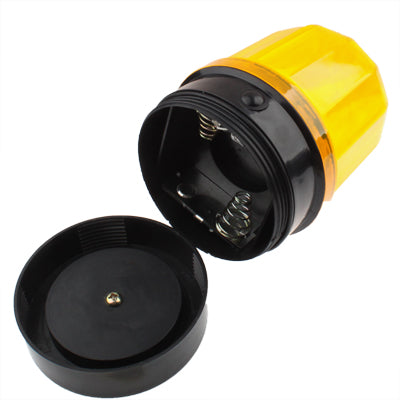 6-LED Flash Strobe Warning Light for Auto Car with Strong Magnetic Base (Yellow + Black) - Warning Lights by PMC TechLife | Online Shopping South Africa | PMC TechLife | Buy Now Pay Later Mobicred