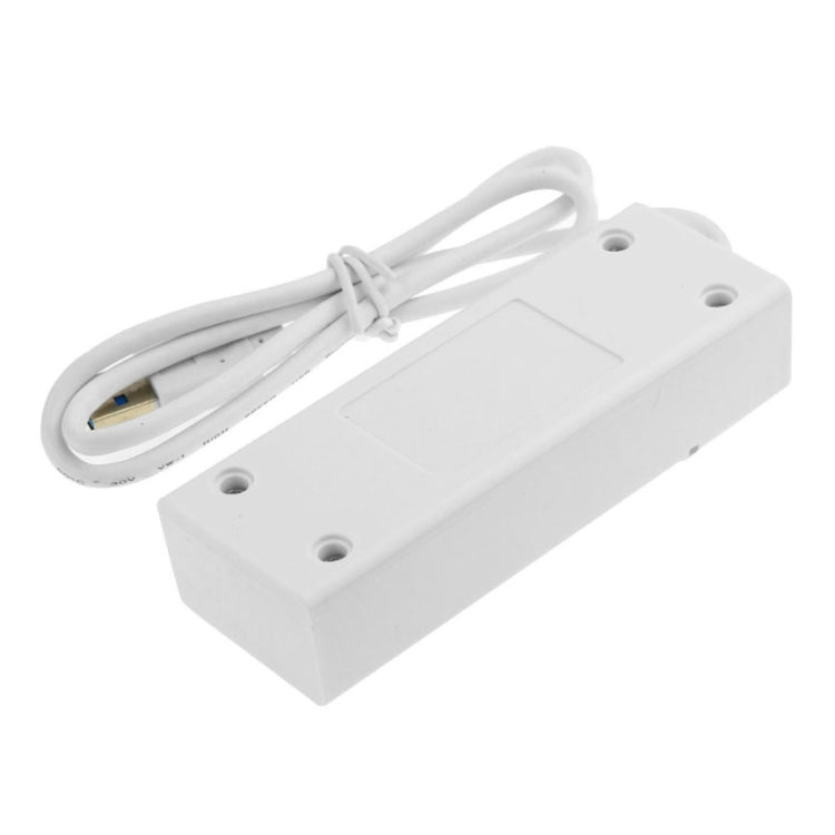 4 Ports USB 3.0 Hub Splitter with LED, Super Speed 5Gbps, BYL-P104(White) - USB 3.0 HUB by PMC TechLife | Online Shopping South Africa | PMC TechLife | Buy Now Pay Later Mobicred