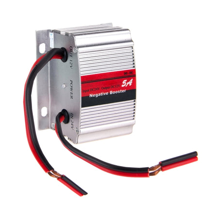 RF-5A DC 24V to 12V Car Power Inverter Adapter Negative Booster Convert(Silver) - Others by PMC Jewellery | Online Shopping South Africa | PMC Jewellery | Buy Now Pay Later Mobicred