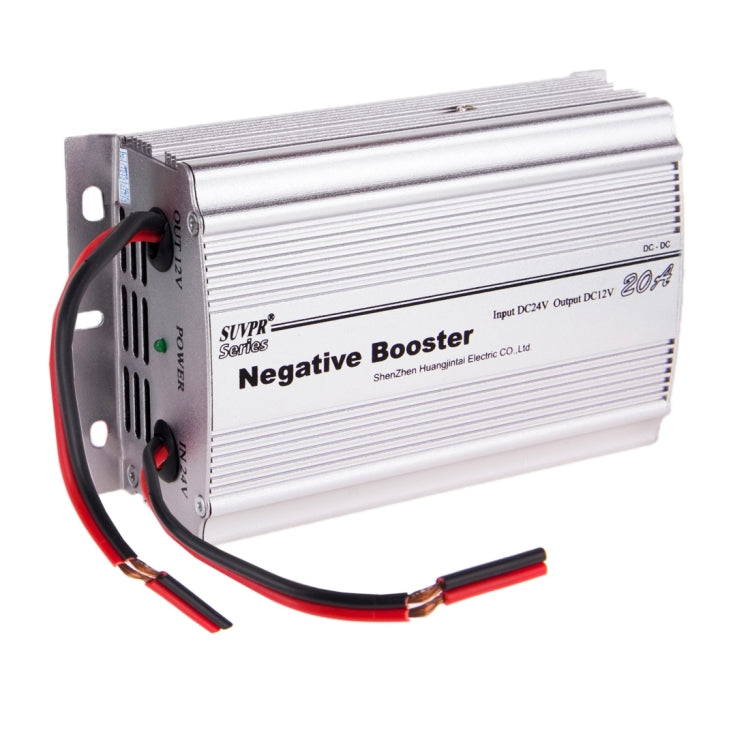 SUVPR RF-20A DC 24V to 12V Car Negative Booster Power Inverter Adapter - free shipping - PMC TechLife - Order now!