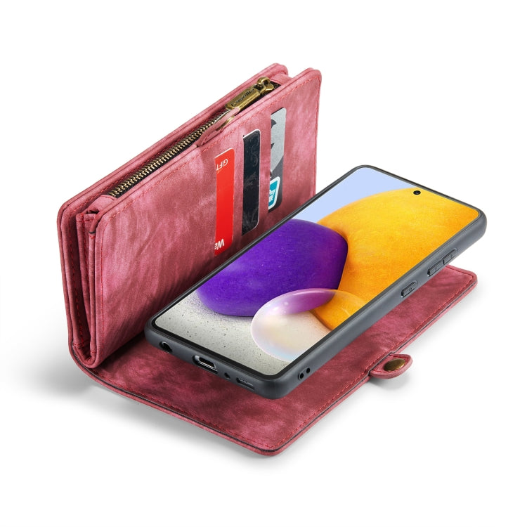 For Samsung Galaxy S10+ CaseMe-008 Detachable Multifunctional Flip Leather Phone Case(Red) - free shipping - PMC Jewellery - Order now!