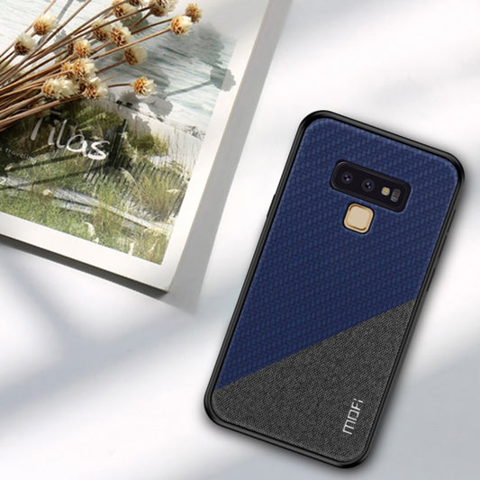 MOFI Honors Series Full Coverage TPU + PC + Cloth Pasted Case for Galaxy Note 9(Blue) - Galaxy Phone Cases by MOFI | Online Shopping South Africa | PMC Jewellery