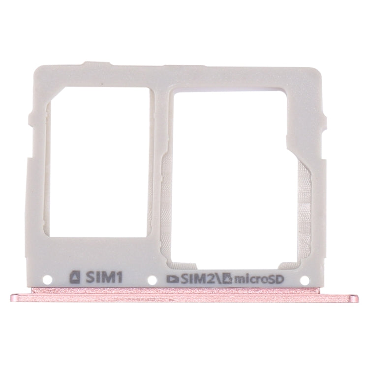 For Galaxy C7 Pro / C7010 & C5 Pro / C5010 SIM Card Tray + SIM / Micro SD Card Tray (Rose Gold) - free shipping - PMc TechLife - Order now!