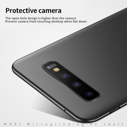 MOFI Frosted PC Ultra-thin Full Coverage Case for Galaxy S10 (Gold) - Galaxy Phone Cases by MOFI | Online Shopping South Africa | PMC Jewellery