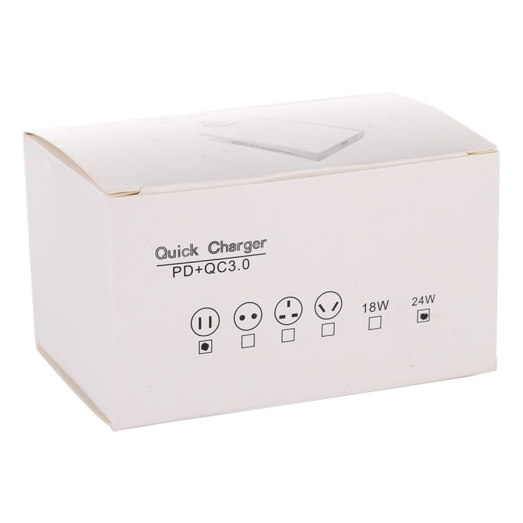 24W PD + QC3.0 Fast Charger Power Adapter Plug Adapter US Plug - free shipping - PMC Jewellery - Order now!
