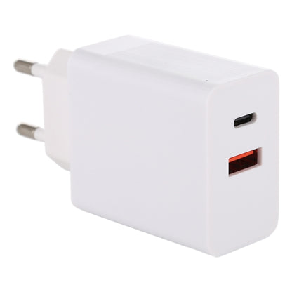 24W PD + QC3.0 Fast Charger Power Adapter Plug Adapter EU Plug - Plug Adaptor by PMC Jewellery | Online Shopping South Africa | PMC Jewellery | Buy Now Pay Later Mobicred