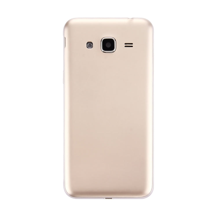 For Galaxy J3 (2016) / J320 (Double card version) Battery Back Cover + Middle Frame Bezel (Gold) - free shipping - PMc TechLife - Order now!