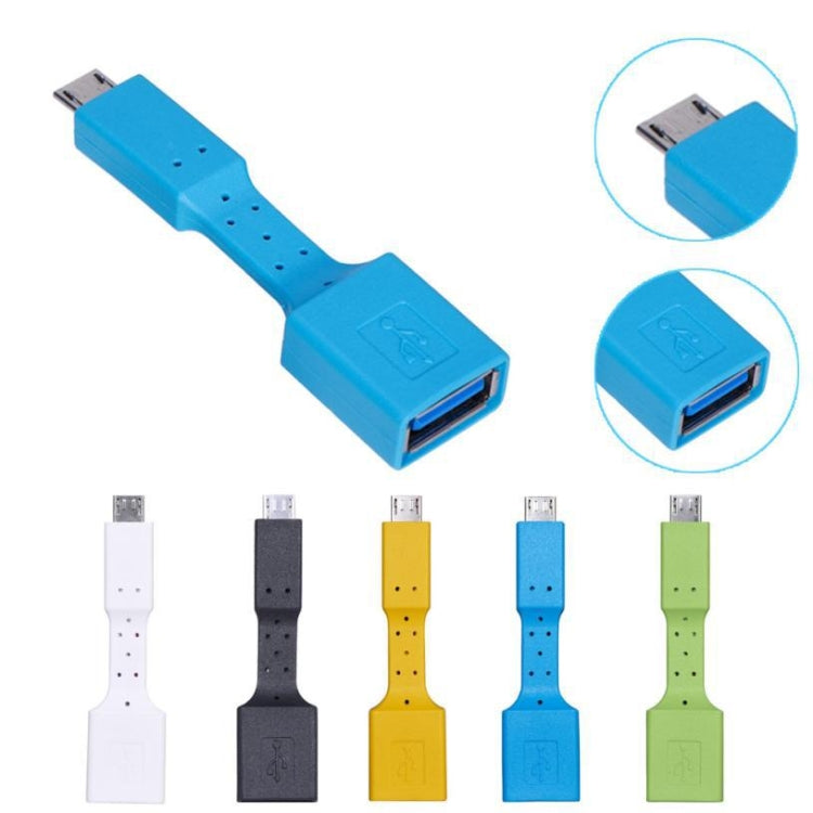 5 PCS Micro USB Male to USB 3.0 Female OTG Adapter (Green) - OTG Adapter by PMC Jewellery | Online Shopping South Africa | PMC Jewellery | Buy Now Pay Later Mobicred