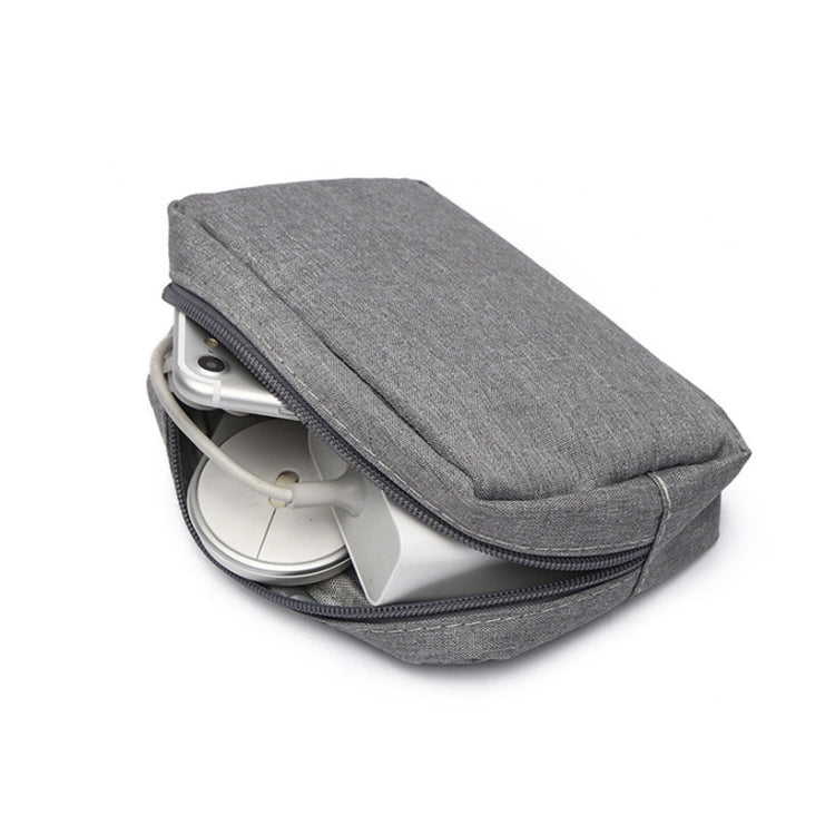Multi-functional Headphone Charger Data Cable Storage Bag Power Pack, Size: S, 17 x 11.5 x 5.5cm (Grey) - Other by PMC TechLife | Online Shopping South Africa | PMC TechLife | Buy Now Pay Later Mobicred