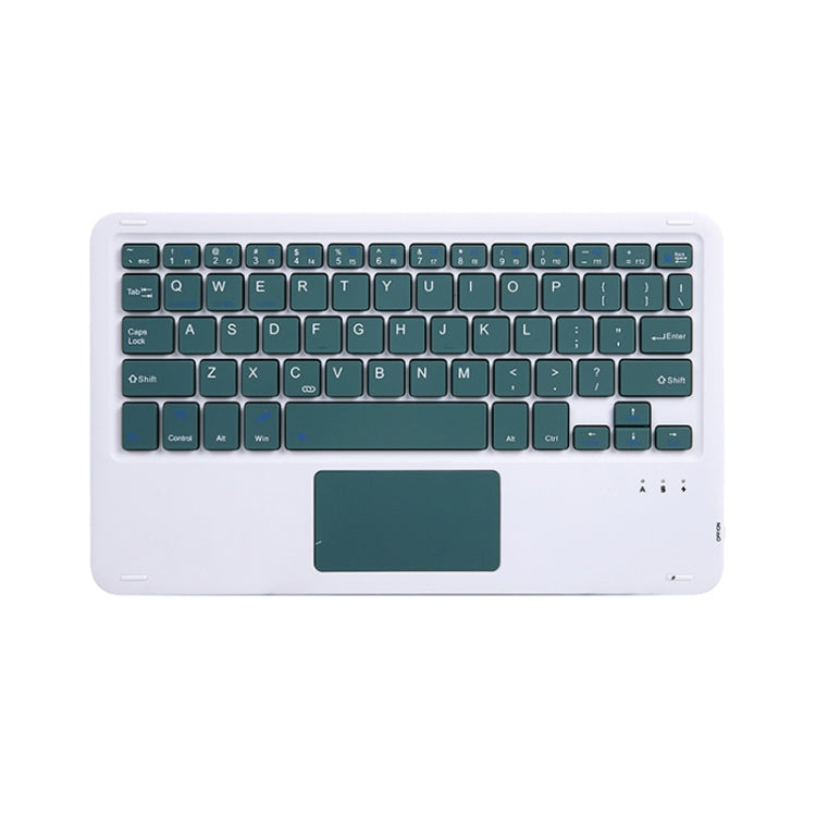HB119B 10 inch Universal Tablet Wireless Bluetooth Keyboard with Touch Panel (Dark Green) - Universal Keyboard by PMC TechLife | Online Shopping South Africa | PMC TechLife