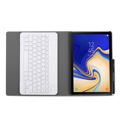 A830 Ultra-thin Detachable Bluetooth Keyboard Leather Tablet Case for Galaxy Tab S4 10.5 T830 / T835, with Holder(Gold) - Samsung Keyboard by PMC Jewellery | Online Shopping South Africa | PMC Jewellery