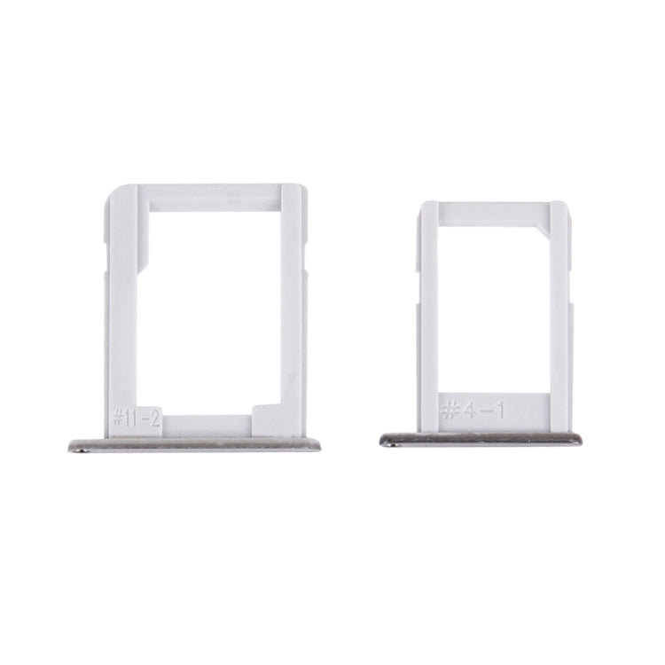 For Galaxy E5 (Dual SIM Version) SIM Card Tray + Micro SD / SIM Card Tray (Silver) - Other Galaxy Parts by PMc TechLife | Online Shopping South Africa | PMc TechLife | Buy Now Pay Later Mobicred