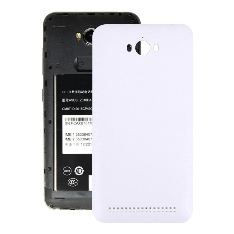 Back Battery Cover for Asus Zenfone Max / ZC550KL(White) - Back Cover by PMC Jewellery | Online Shopping South Africa | PMC Jewellery | Buy Now Pay Later Mobicred
