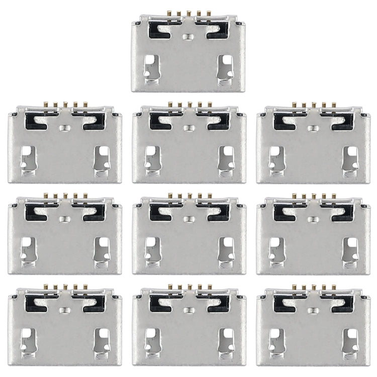 10 PCS Charging Port Connector for Huawei Ascend P6 - Tail Connector by PMc TechLife | Online Shopping South Africa | PMc TechLife | Buy Now Pay Later Mobicred
