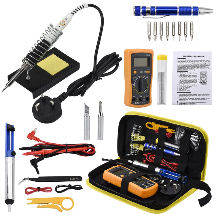15 in 1 50Hz 60W Electric Iron Set Kit with Multimeter, Random Color Delivery - Soldering Iron Set by PMC TechLife | Online Shopping South Africa | PMC TechLife | Buy Now Pay Later Mobicred