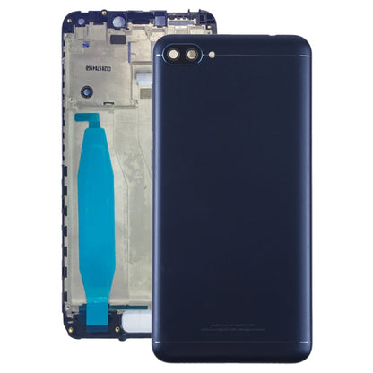 Back Cover with Camera Lens & Side Keys for Asus Zenfone 4 Max ZC520KL X00HD(Blue) - Back Cover by PMC Jewellery | Online Shopping South Africa | PMC Jewellery | Buy Now Pay Later Mobicred