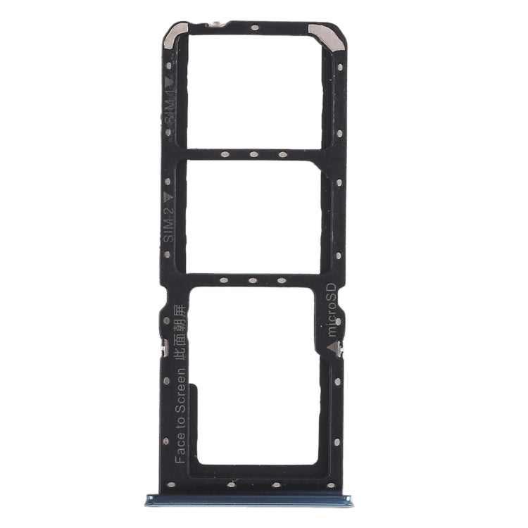 For OPPO K1 2 x SIM Card Tray + Micro SD Card Tray (Green) - Card Socket by PMc TechLife | Online Shopping South Africa | PMc TechLife | Buy Now Pay Later Mobicred