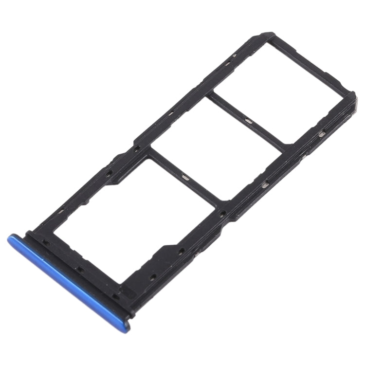 For Vivo Y97 2 x SIM Card Tray + Micro SD Card Tray (Blue) - Card Socket by PMc TechLife | Online Shopping South Africa | PMc TechLife | Buy Now Pay Later Mobicred