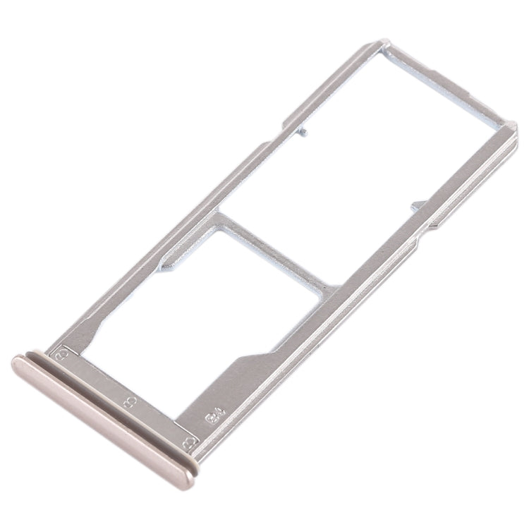 For Vivo Y69 2 x SIM Card Tray + Micro SD Card Tray (Gold) - Card Socket by PMc TechLife | Online Shopping South Africa | PMc TechLife | Buy Now Pay Later Mobicred