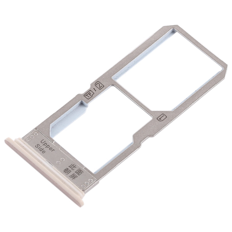 For Vivo Y67 SIM Card Tray + SIM Card Tray / Micro SD Card Tray (Gold) - free shipping - PMc TechLife - Order now!