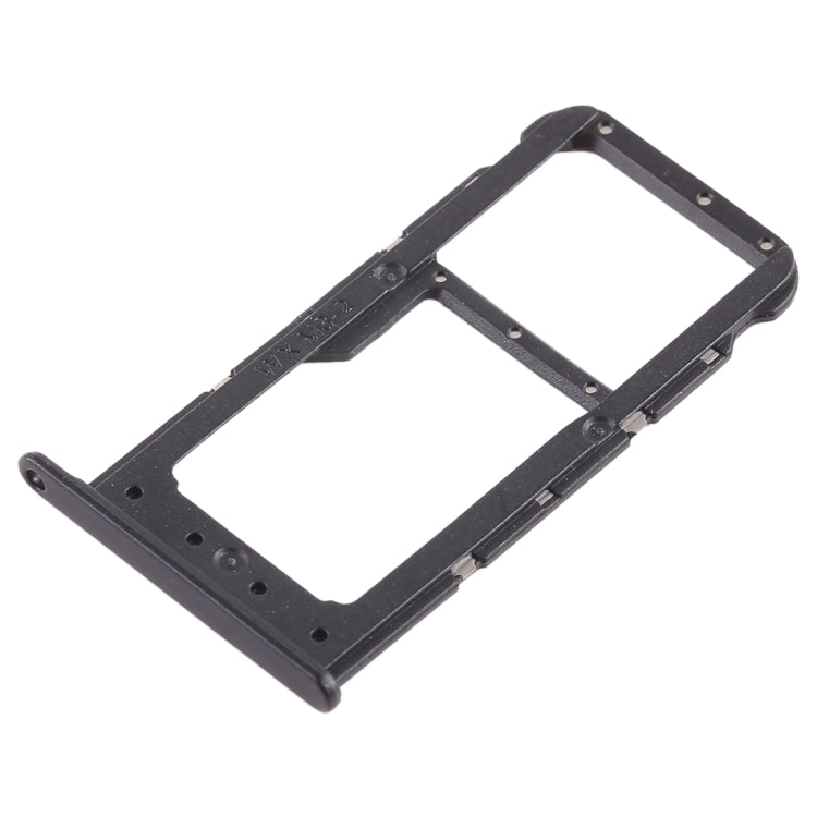 SIM Card Tray + SIM Card Tray / Micro SD Card Tray for Huawei Honor 9i (Black) - Card Socket by PMc TechLife | Online Shopping South Africa | PMc TechLife | Buy Now Pay Later Mobicred