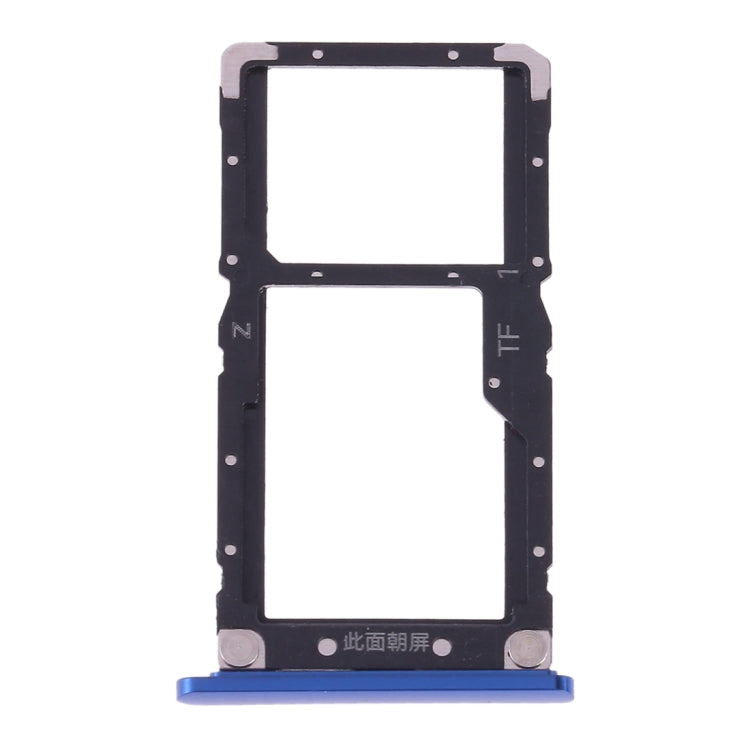 SIM Card Tray + SIM Card / Micro SD Card for Xiaomi Mi 8 Lite(Blue) - Card Tray by PMc TechLife | Online Shopping South Africa | PMc TechLife | Buy Now Pay Later Mobicred