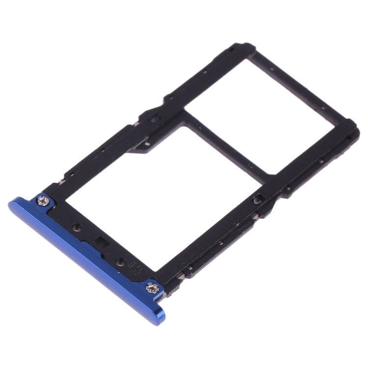 SIM Card Tray + SIM Card / Micro SD Card for Xiaomi Mi 8 Lite(Blue) - Card Tray by PMc TechLife | Online Shopping South Africa | PMc TechLife | Buy Now Pay Later Mobicred