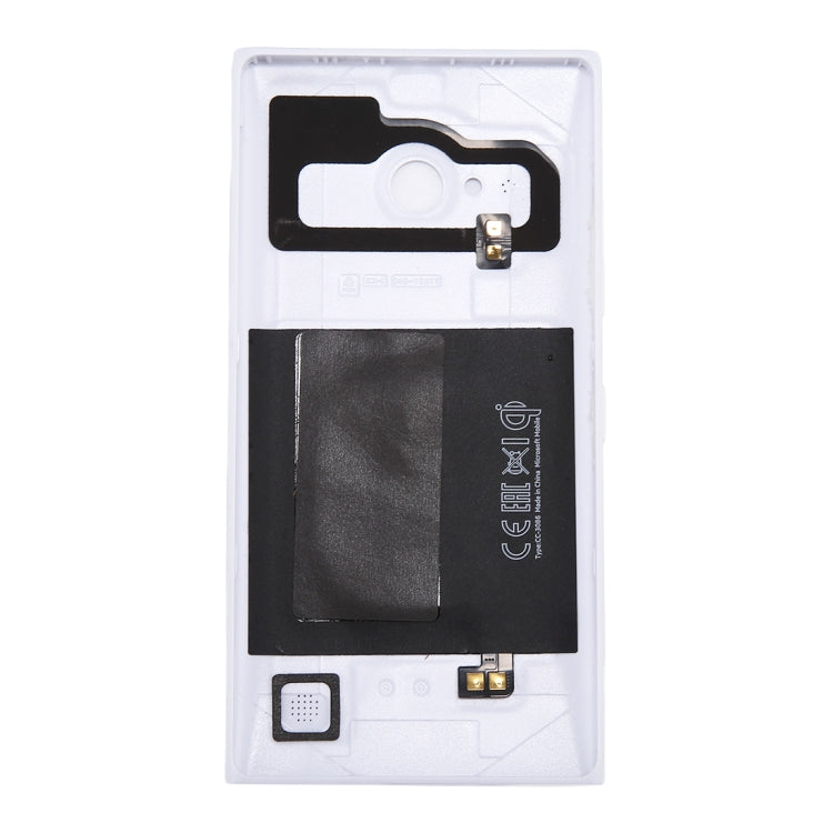 Solid Color NFC Battery Back Cover for Nokia Lumia 735 (White) - Back Cover by PMC Jewellery | Online Shopping South Africa | PMC Jewellery | Buy Now Pay Later Mobicred