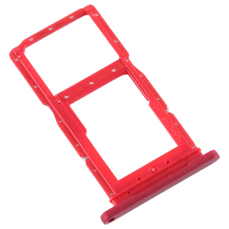 SIM Card Tray + SIM Card Tray / Micro SD Card Tray for Huawei Honor 9X / Honor 9X Pro(Red) - free shipping - PMC TechLife - Order now!