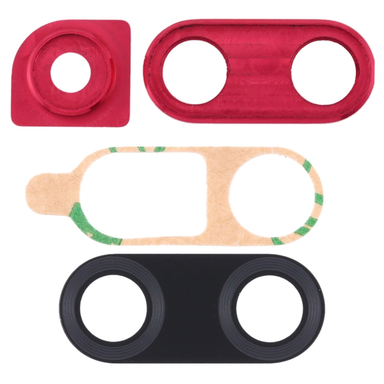 For Huawei Nova 4 10pcs Camera Lens Cover (Red) - Camera by PMC TechLife | Online Shopping South Africa | PMC TechLife | Buy Now Pay Later Mobicred