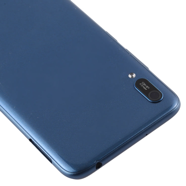 Battery Back Cover with Camera Lens & Side Keys for Huawei Enjoy 9e(Blue) - Back Cover by PMC TechLife | Online Shopping South Africa | PMC TechLife | Buy Now Pay Later Mobicred