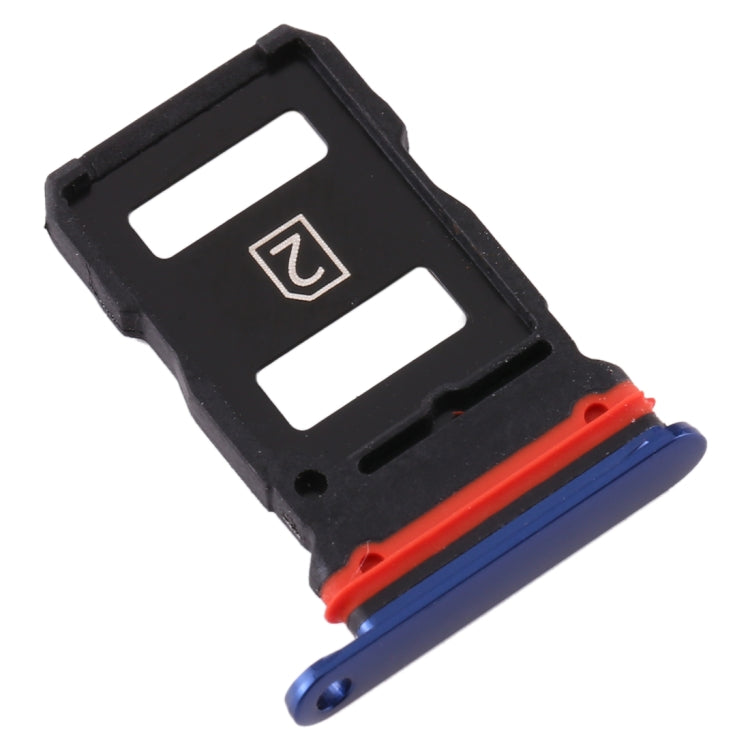 For Vivo iQOO Pro SIM Card Tray + SIM Card Tray (Blue) - Card Socket by PMc TechLife | Online Shopping South Africa | PMc TechLife | Buy Now Pay Later Mobicred